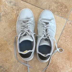👟 K-Swiss Men’s Gray Leather Sneakers – Size 9